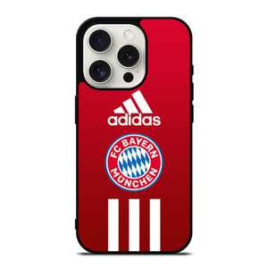BAYERN MUNCHEN FC ADIDAS STRIPES iPhone 15 Pro Case Cover BAYERN MUNCHEN FC ADIDAS STRIPES iPhone 15 Pro Case Cover