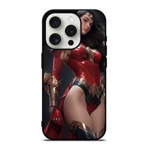 BEAUTIFUL SUPERHERO WONDER WOMAN DC COMIC iPhone 15 Pro Case Cover