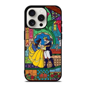 BEAUTY AND THE BEAST SETENED GLASS iPhone 15 Pro Case Cover