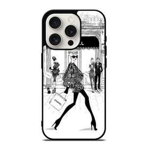 BEAUTY FASHION MEGAN HESS CLIPART iPhone 15 Pro Case Cover