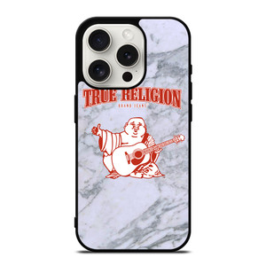 BIG BUDDHA TRUE RELIGION MARBLE iPhone 15 Pro Case Cover