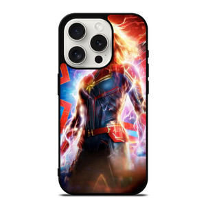 CAPTAIN MARVEL SUPER HERO iPhone 15 Pro Case Cover