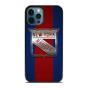 NEW YORK RANGERS LOGO METAL iPhone 12 Pro Max Case Cover