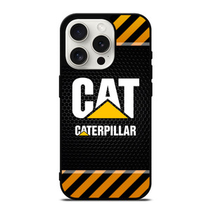 CAT CATERPILLAR METAL SYMBOL iPhone 15 Pro Case Cover