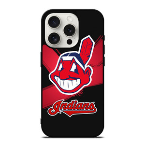 CLEVELAND INDIANS ART MLB iPhone 15 Pro Case Cover CLEVELAND INDIANS ART MLB iPhone 15 Pro Case Cover