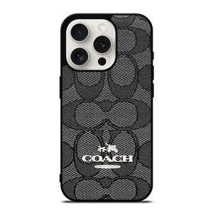 COACH NEW YORK CHARLIE SIGNATURE iPhone 15 Pro Case Cover