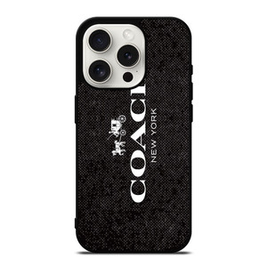 COACH NEW YORK SIGNATURE iPhone 15 Pro Case Cover