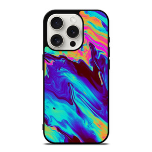 COLORFUL CHROME LIQUID iPhone 15 Pro Case Cover COLORFUL CHROME LIQUID iPhone 15 Pro Case Cover