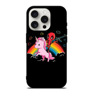 DEADPOOL AND UNICORN CUTE iPhone 15 Pro Case Cover DEADPOOL AND UNICORN CUTE iPhone 15 Pro Case Cover