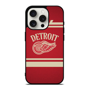 DETROIT RED WINGS NHL JERSEY iPhone 15 Pro Case Cover