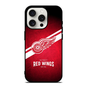 DETROIT RED WINGS NHL TEAM LOGO iPhone 15 Pro Case Cover DETROIT RED WINGS NHL TEAM LOGO iPhone 15 Pro Case Cover