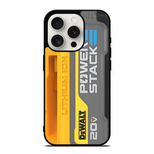 DEWALT LOGO LITHIUM ION BATTERY 20 V ICON iPhone 15 Pro Case Cover
