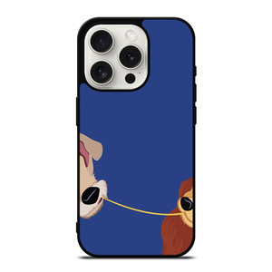 DISNEY LADY AND THE TRAMP CARTOON iPhone 15 Pro Case Cover