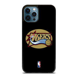 PHILADELPHIA 76ERS NBA GOLD LOGO iPhone 12 Pro Max Case Cover