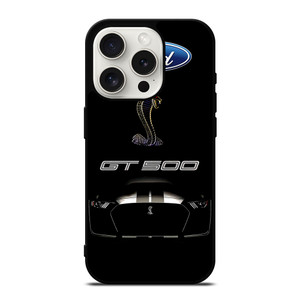 FORD MUSTANG GT BLACK iPhone 15 Pro Case Cover FORD MUSTANG GT BLACK iPhone 15 Pro Case Cover
