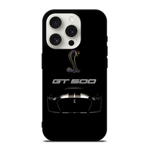 FORD MUSTANG SHELBY COBRA BLACK iPhone 15 Pro Case Cover