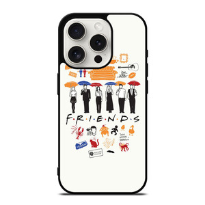 FRIENDS TV SHOW CLIP ART iPhone 15 Pro Case Cover