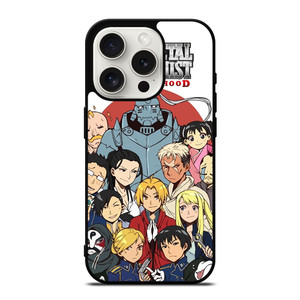 FULLMETAL ALCHEMIST BROTHERHOOD CHARACTER iPhone 15 Pro Case Cover