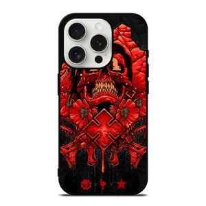 GEARS OF WAR SKULL RED iPhone 15 Pro Case Cover