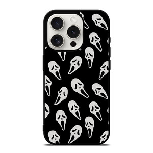 GHOST FACE PATTERN iPhone 15 Pro Case Cover