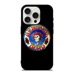 GRATEFUL DEAD BADGE ART iPhone 15 Pro Case Cover GRATEFUL DEAD BADGE ART iPhone 15 Pro Case Cover