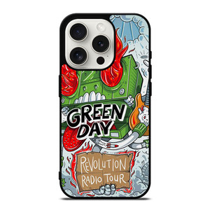 GREEN DAY BAND REVOLUTION RADIO TOUR iPhone 15 Pro Case Cover