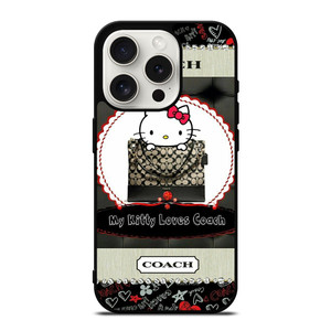 HELLO KITTY LOVES COACH iPhone 15 Pro Case Cover