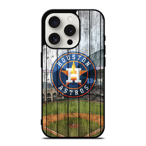 HOUSTON ASTROS WOODEN LOGO iPhone 15 Pro Case Cover