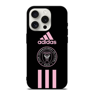 INTER MIAMI FC ADIDAS STRIPES iPhone 15 Pro Case Cover