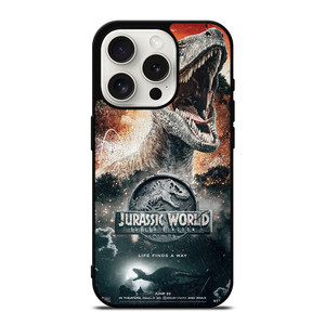 JURASSIC WORLD FALLEN KINGDOM POSTER iPhone 15 Pro Case Cover JURASSIC WORLD FALLEN KINGDOM POSTER iPhone 15 Pro Case Cover