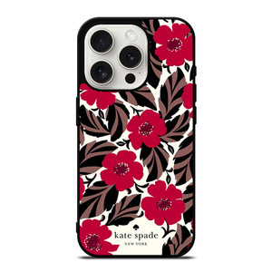 KATE SPADE FLOWER RED iPhone 15 Pro Case Cover KATE SPADE FLOWER RED iPhone 15 Pro Case Cover