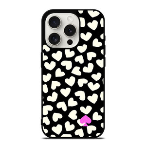 KATE SPADE LOVE HEART POLKADOTS iPhone 15 Pro Case Cover