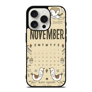 KATE SPADE NOVEMBER iPhone 15 Pro Case Cover KATE SPADE NOVEMBER iPhone 15 Pro Case Cover
