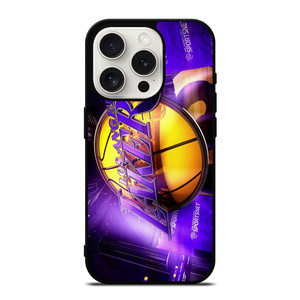 LA LAKERS 3D LOGO iPhone 15 Pro Case Cover LA LAKERS 3D LOGO iPhone 15 Pro Case Cover
