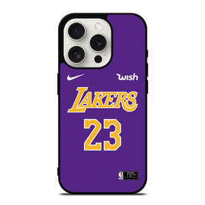 LA LAKERS LEBRON JAMES JERSEY iPhone 15 Pro Case Cover