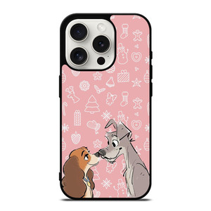 LADY AND THE TRAMP DISNEY CARTOON LOVE iPhone 15 Pro Case Cover LADY AND THE TRAMP DISNEY CARTOON LOVE iPhone 15 Pro Case Cover
