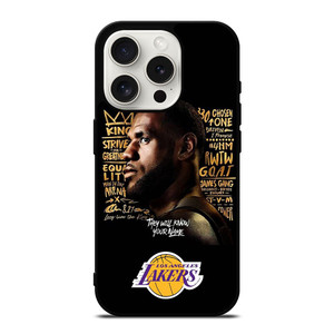 LEBRON JAMES QUOTE LA LAKERS iPhone 15 Pro Case Cover LEBRON JAMES QUOTE LA LAKERS iPhone 15 Pro Case Cover