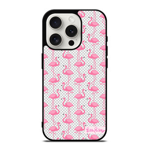 LILLY PULITZER FLAMINGO PATTERN iPhone 15 Pro Case Cover LILLY PULITZER FLAMINGO PATTERN iPhone 15 Pro Case Cover