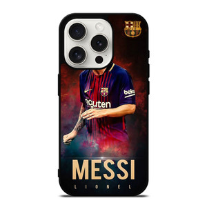 LIONEL MESSI BARCELONA FC iPhone 15 Pro Case Cover