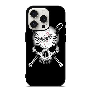 LOS ANGELES DODGERS SKULL iPhone 15 Pro Case Cover LOS ANGELES DODGERS SKULL iPhone 15 Pro Case Cover