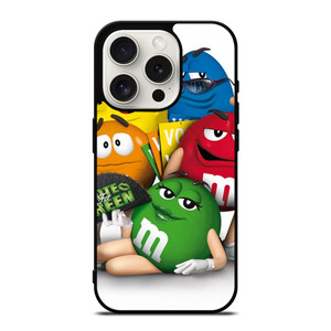 M&M'S CHOCOLATE MASCOT ALL iPhone 15 Pro Case Cover