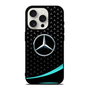 MERCEDES BENZ PATTERN LOGO iPhone 15 Pro Case Cover MERCEDES BENZ PATTERN LOGO iPhone 15 Pro Case Cover