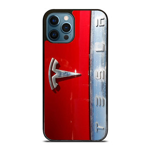 TESLA METAL EMBLEM iPhone 12 Pro Max Case Cover
