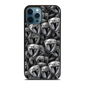 TESLA METAL LOGO COLLAGE iPhone 12 Pro Max Case Cover