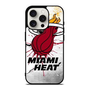 MIAMI HEAT ART LOGO iPhone 15 Pro Case Cover