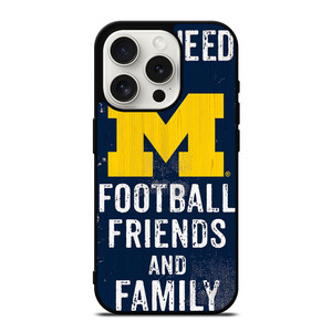 MICHIGAN WOLVERINES FOOTBALL QUOTES iPhone 15 Pro Case Cover