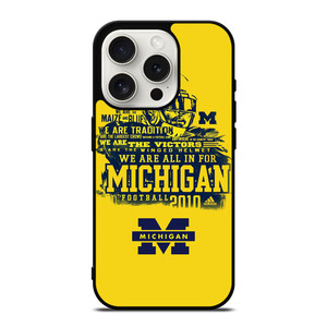 MICHIGAN WOLVERINES QUOTE NFL iPhone 15 Pro Case Cover MICHIGAN WOLVERINES QUOTE NFL iPhone 15 Pro Case Cover