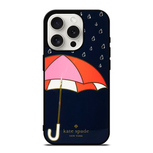 NAVY UMBRELLA KATE SPADE iPhone 15 Pro Case Cover NAVY UMBRELLA KATE SPADE iPhone 15 Pro Case Cover