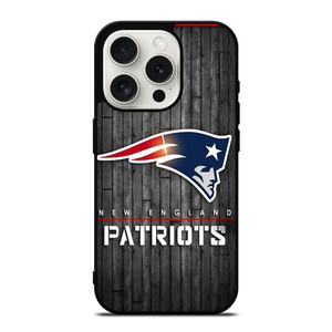 NEW ENGLAND PATRIOTS WOODEN LOGO iPhone 15 Pro Case Cover