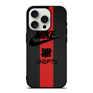 NIKE X UNDEFEATED LOGO iPhone 15 Pro Case Cover NIKE X UNDEFEATED LOGO iPhone 15 Pro Case Cover